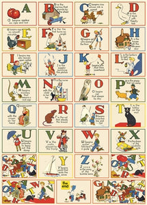 ABC's Vintage Reproduction Poster