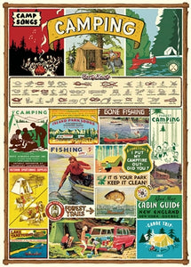 Camping Vintage Reproduction Poster