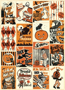 Trick or Treat Vintage Reproduction Poster