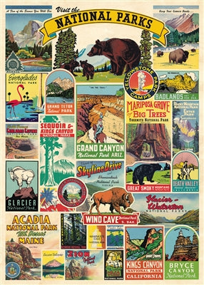 National Parks Vintage Reproduction Poster